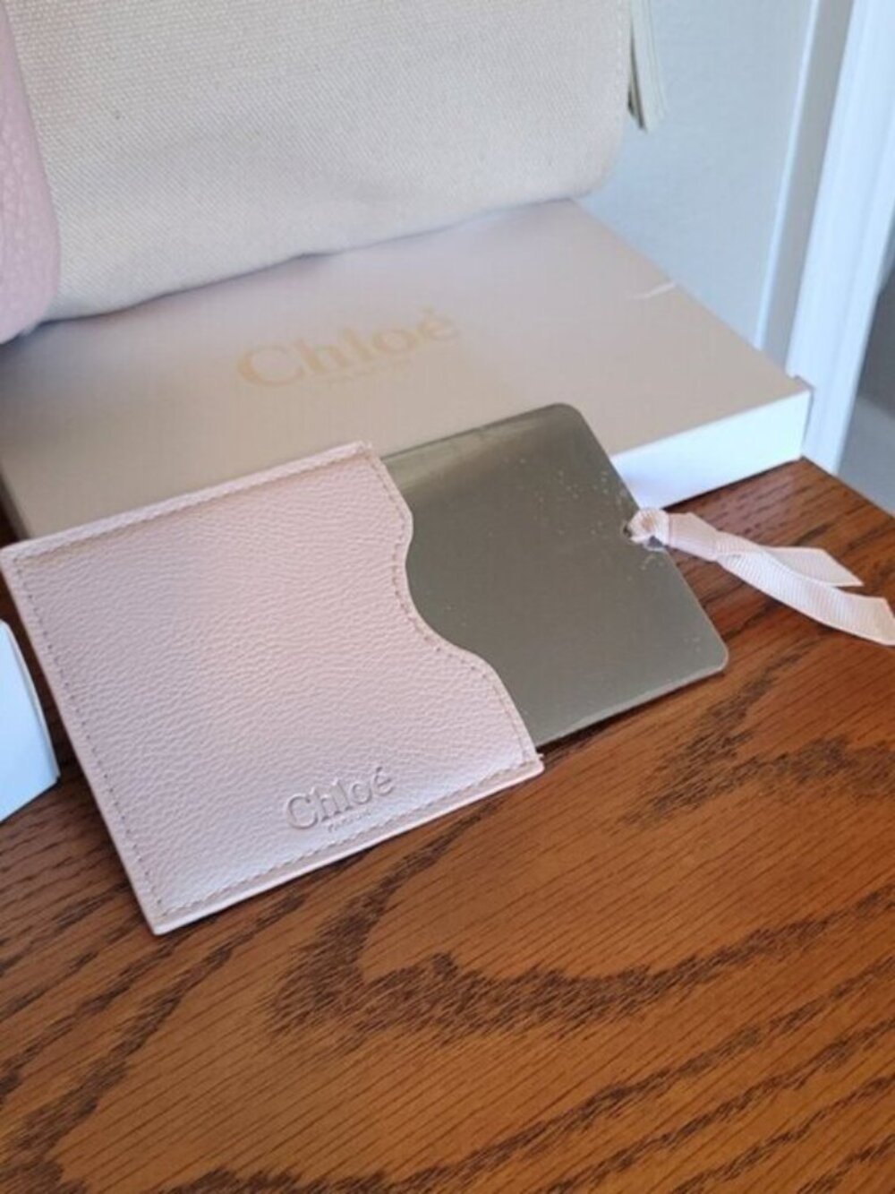 Chloe Purse Mirror & Leather Case - Picture 2 of 3